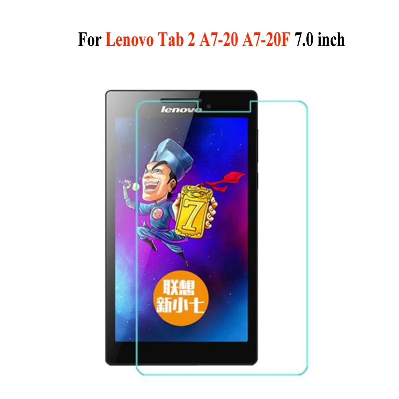 Закаленное Стекло пленка для lenovo Tab 2 A8-50F A7-10 A7-20F A7-30HC A10-30F A10-70F 7,0 8,0 10,1 дюймов Экран протектор Стекло пленка - Цвет: Lenovo A7-20