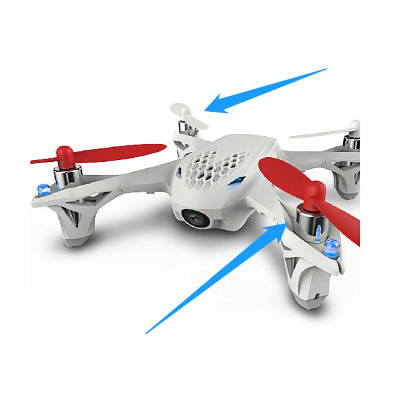 Hubsan X4 H107 пропеллеры лезвия 60 шт./лот четырехосный самолет 55 мм Длинный Пропеллер