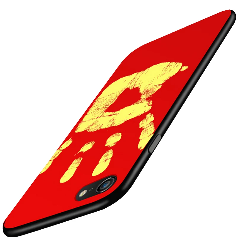 Heat Sensitive Case for iphone 8 7 6 6s Plus Hot Cold Changed Color Cover 5 5s Thermal Sensor Discoloration |