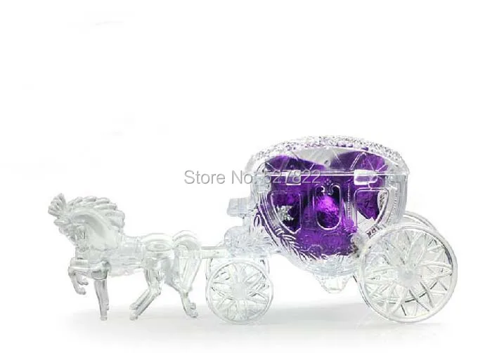 20 шт. волшебная коляска свадебные коробки прозрачная коробочка для сладостей
