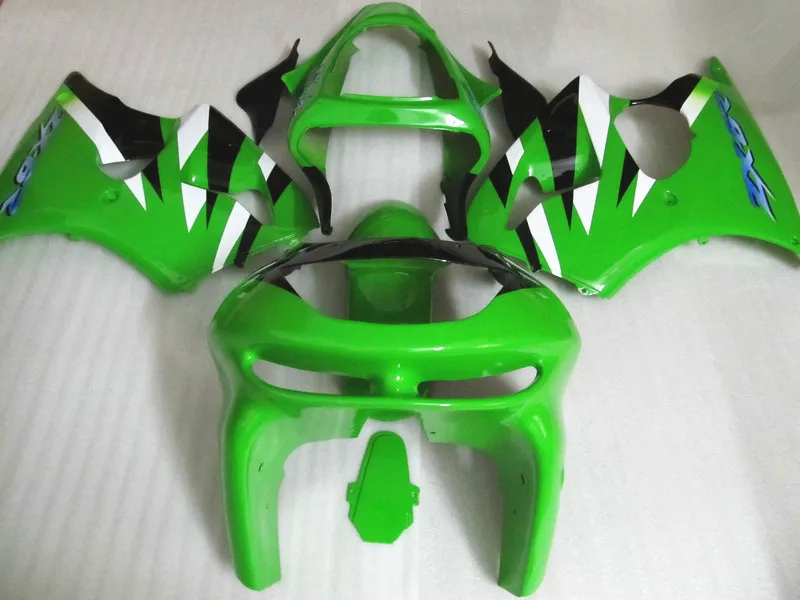 

ABS full Fairing kit fit for Kawasaki ZX6R 1998 1999 NINJA ZX-6R 98 99 green black white high grade fairings set AS23