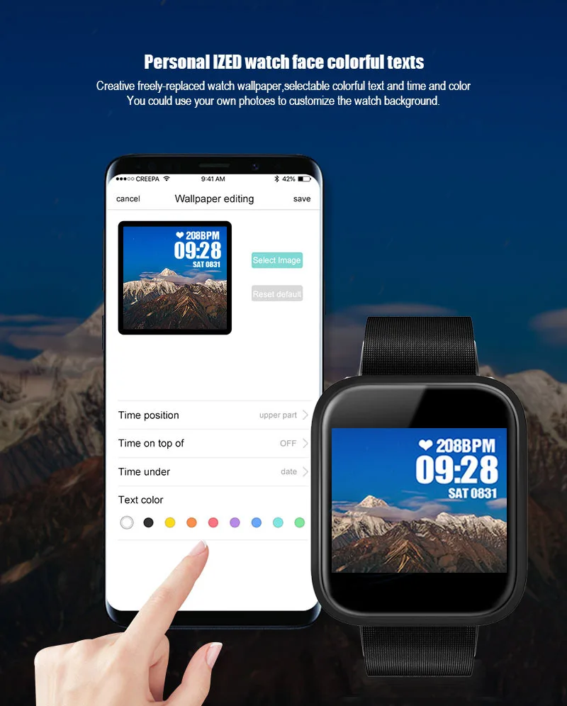 Смарт-часы VERYFiTEK P70, измеритель артериального давления, пульсометр, IP68, фитнес-браслет, часы для женщин и мужчин, смарт-часы для IOS, Android