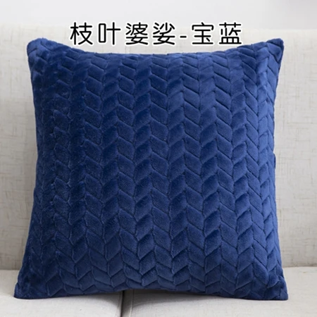 Cushion cover10 Однотонные мягкие подушки в скандинавском стиле, наволочки для дивана, наволочки для подушек, розовый, белый, серый, синий, коричневый, чехлы для подушек, чехол для домашнего декора - Цвет: Cushion cover10