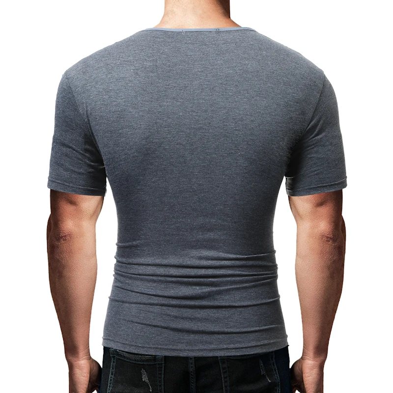 Мужская однотонная приталенная рубашка поло с круглым вырезом|polo shirt brand men|polo menpolo