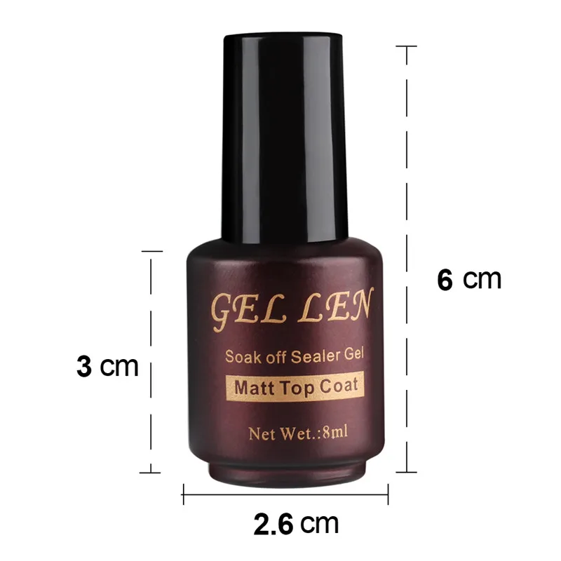 Матовое верхнее покрытие 1 шт. гель Лен матовый эффект отделка СВЕТОДИОДНЫЙ лак