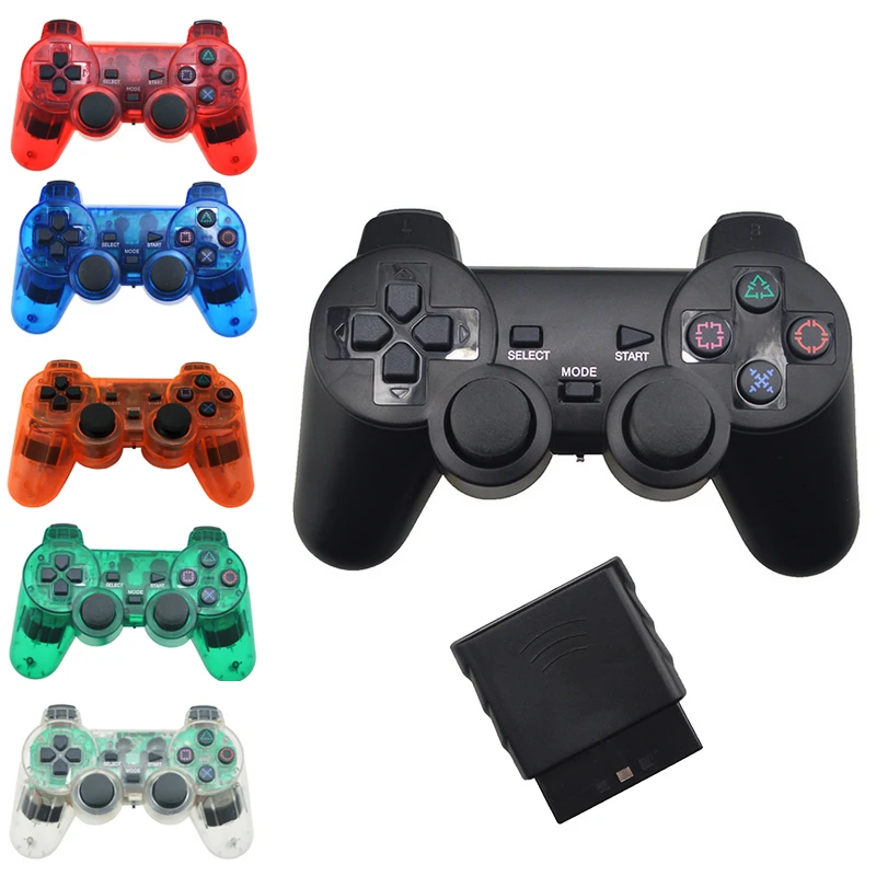 Беспроводной геймпад для Sony PS2 контроллер Playstation 2 Консоль джойстик Двойной