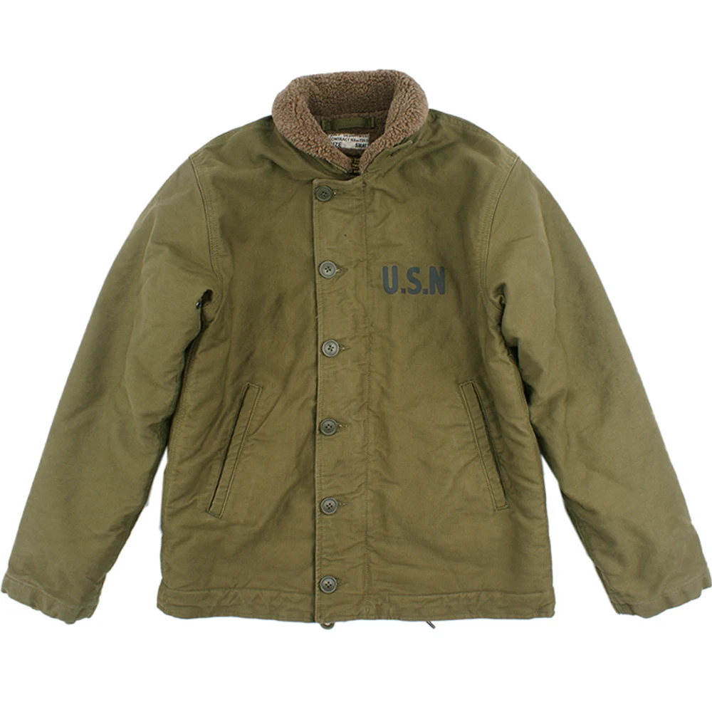 Зимняя кашемировая флисовая куртка пальто для мужчин карго Ретро стиль N1Jacket N 1