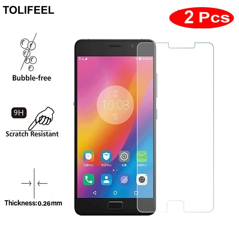 2 шт. TOLIFEEL закаленное стекло для lenovo Vibe P2 Защитная пленка экрана 9h 2.5D прозрачный