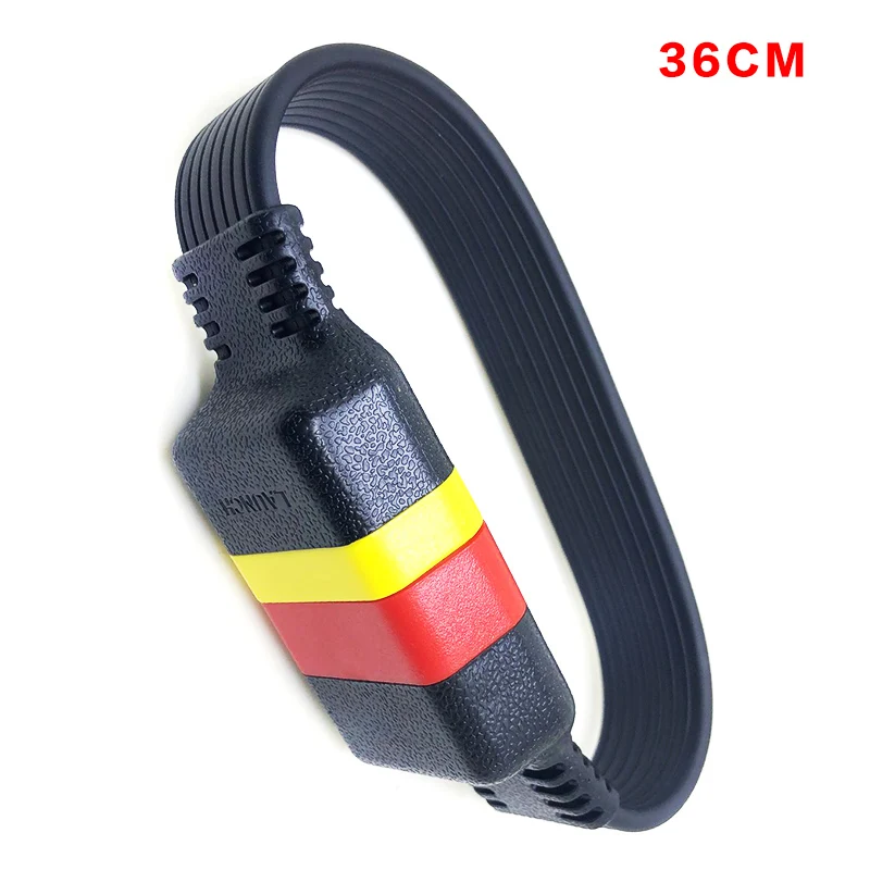Length 36CM Горячий запуск OBD кабель-удлинитель для X431 V/V+/PRO/PRO3/Easydiag 3,0/Mdiag/Golo основной OBD2 Расширенный разъем 16Pin папа-мама - Цвет: Length 36CM