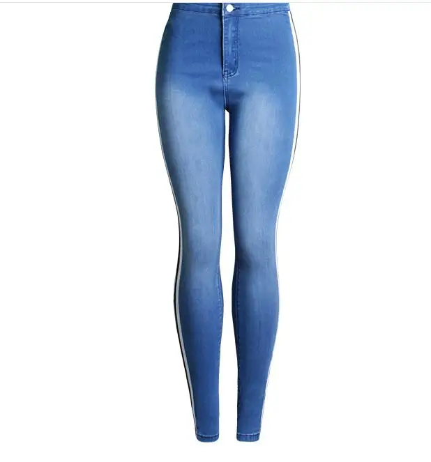 2017 женские осенние и зимние модели шить брюки ноги высокой талии эластичные