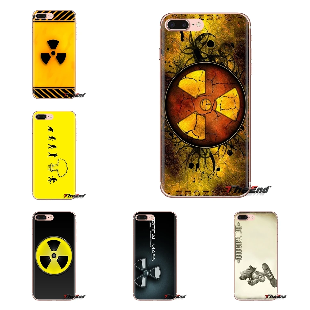 Transparent Soft Cases Covers Nuclear Danger For Samsung Galaxy A3 A5 A7 A9 A8 Star A6 Plus 2018 2015 2016 2017 |