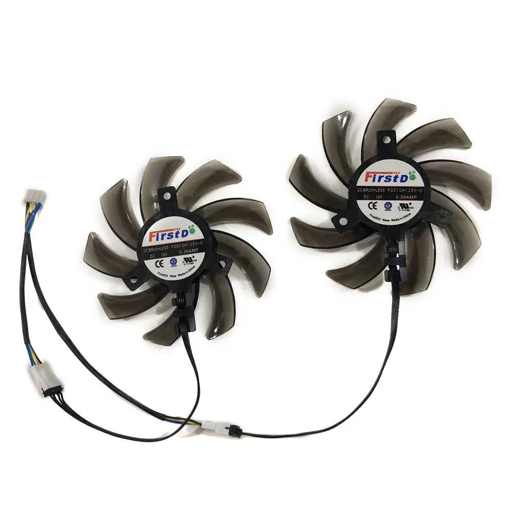 FDC10H12S9 C/PLD09210S12HH/GA91S2U VGA вентилятор охлаждения для Palit RTX 2060 2080 RTX2070 RTX2080 GamingPro OC