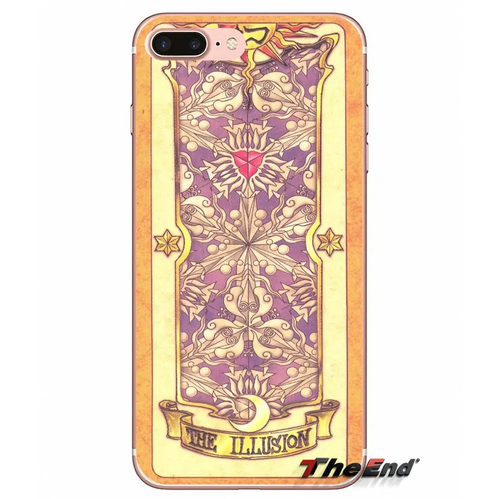 Для Samsung Galaxy J1 J2 J3 J5 J7 A3 A5 A7 2015 2016 2017 J530 J730 Fundas Coque sakura cardcaptor The Voice Card мягкий