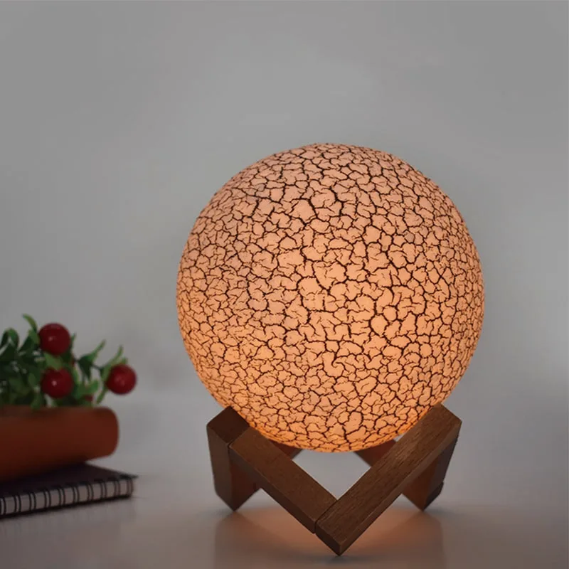 Светящийся ночсветильник с 3D рисунком Луны 8 см/15 см | Лампы и освещение