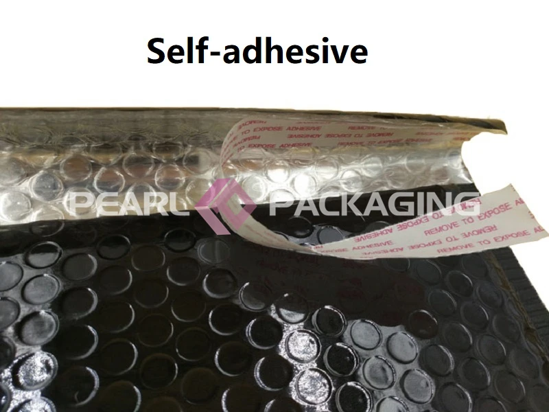 50pcs Glossy Black Bubble Mailer Padded Mailing Bag for Protection | Дом и сад