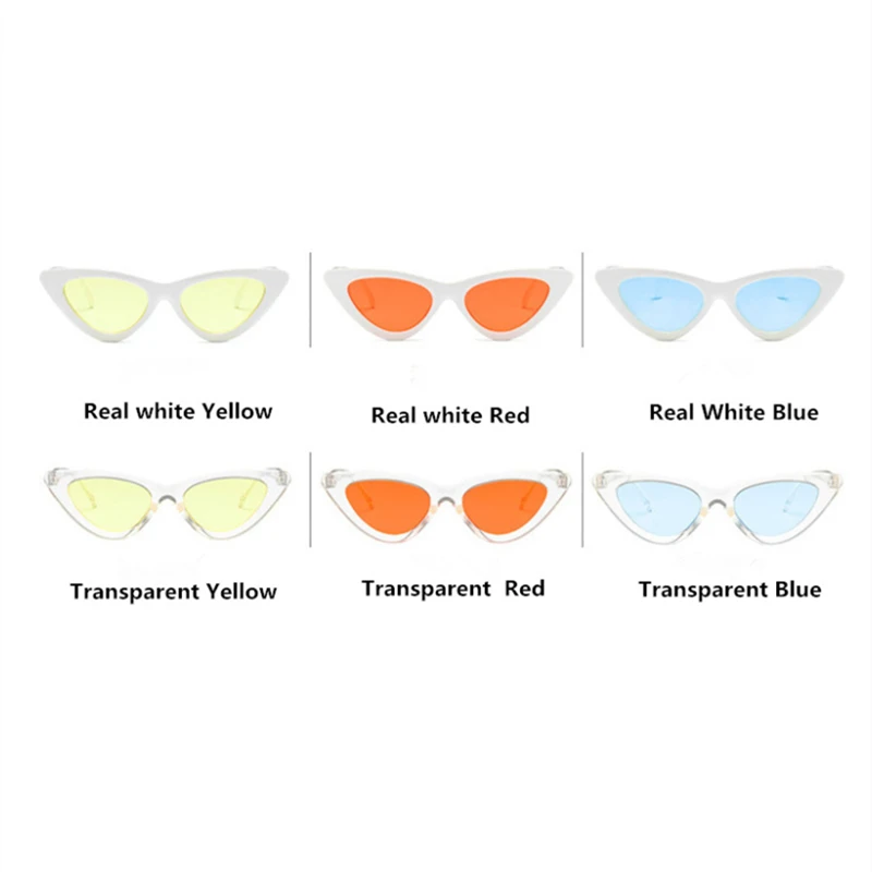 Женские солнцезащитные очки занавески Gafas De Sol Mujer маленькие оправы кошачий глаз