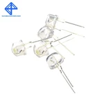 50 шт. F8 8 мм белый светодиод супер яркая соломенная шляпа светоизлучающие диоды светильник ed белый 0,5 Вт астигматизм