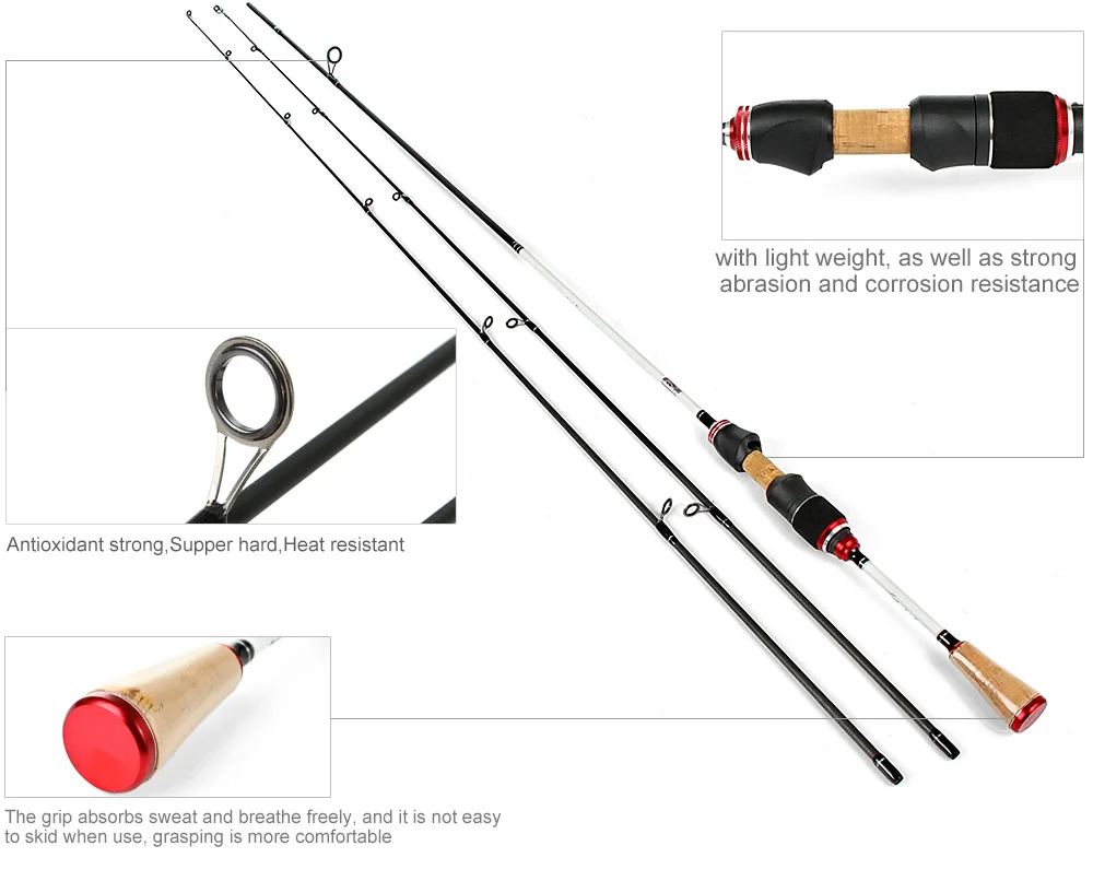 FISH KING 1,8 M/1,98 M/2,1 M удочка для приманки c. W. 0,5-6G/2-8G 3 SEC 2 c. W. Для рыболовной приманки