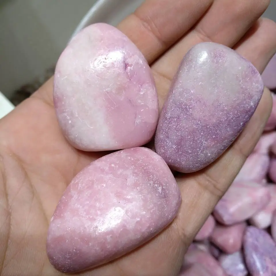 3 шт. розовые бустамиты рейки восстанавливающие мощные разбитые гальки