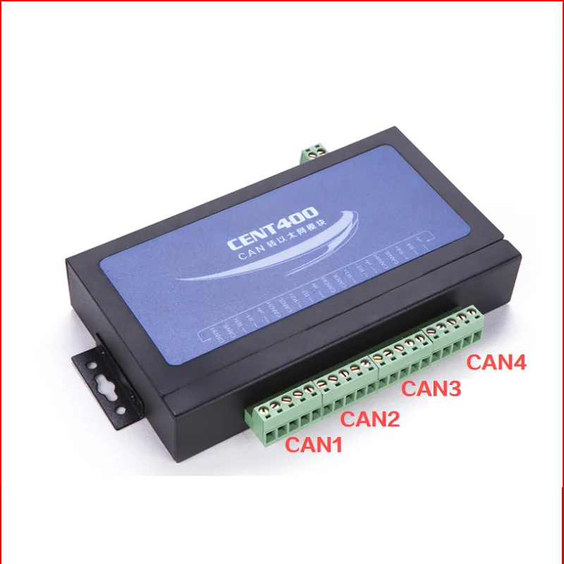 

Переходник с CAN на Ethernet, 4-канальный, промышленный, устойчивый CNET400