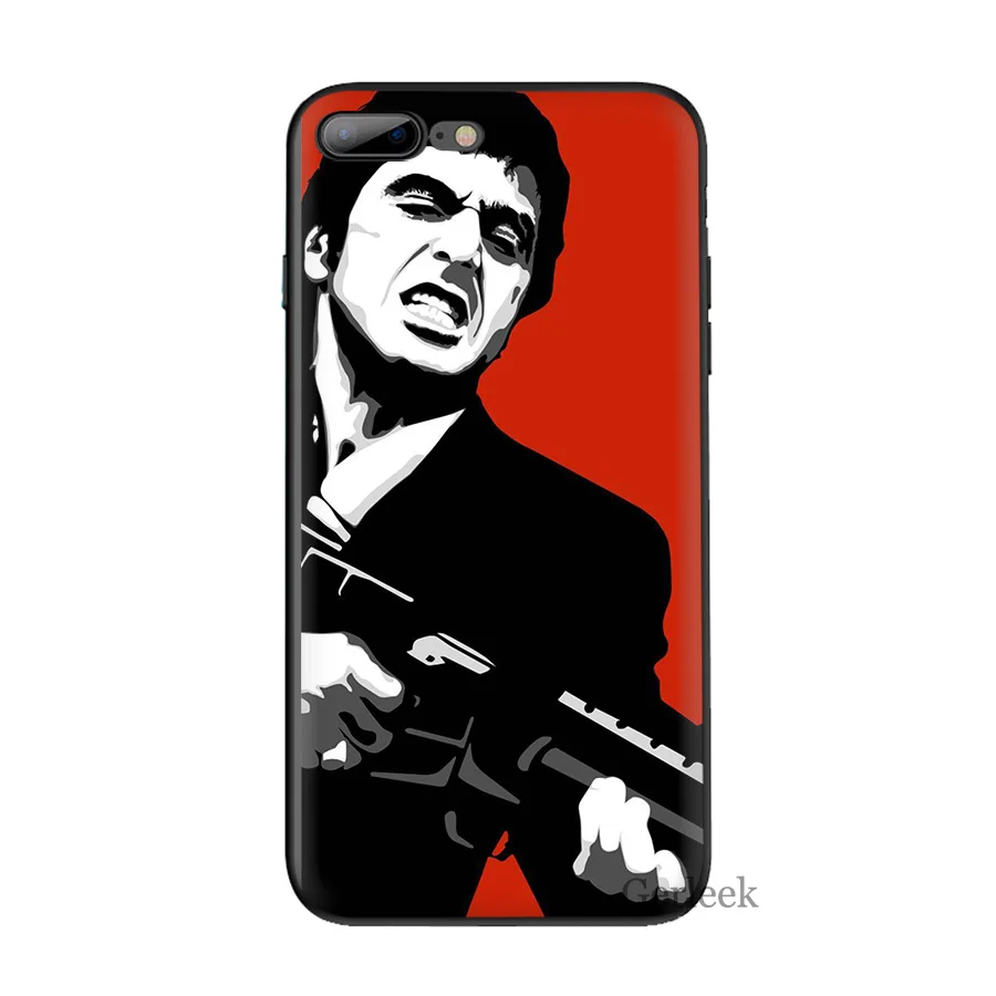 Чехол для телефона Лицо со шрамом Крестный отец прекрасный iPhone 6 6S 5 5S SE XR X XS MAX 8 7
