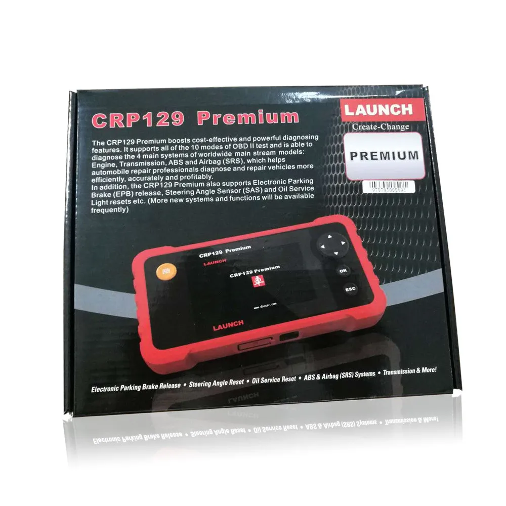 Оригинальный диагностический сканер Launch CReader 129 CRP ENG/AT/ABS/SRS/EPB светильник для