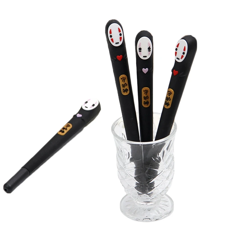 1pc Japan Cute No Face man gel pen Cartoon black 0.5mm gift kawaii stationery Office supplies material school | Канцтовары для