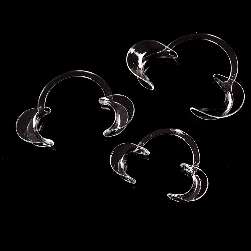 

1PCS C Type Dental Check Teeth Whitening Lip & Cheek Retractor Dentist Mouth Opener Repeat Cheek Retractors 3 Sizes