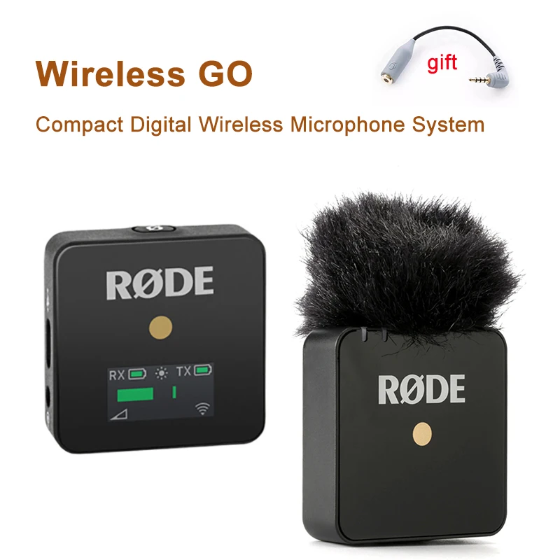 Компактная Цифровая беспроводная микрофонная система Rode Wireless GO 2 4 ГГц со