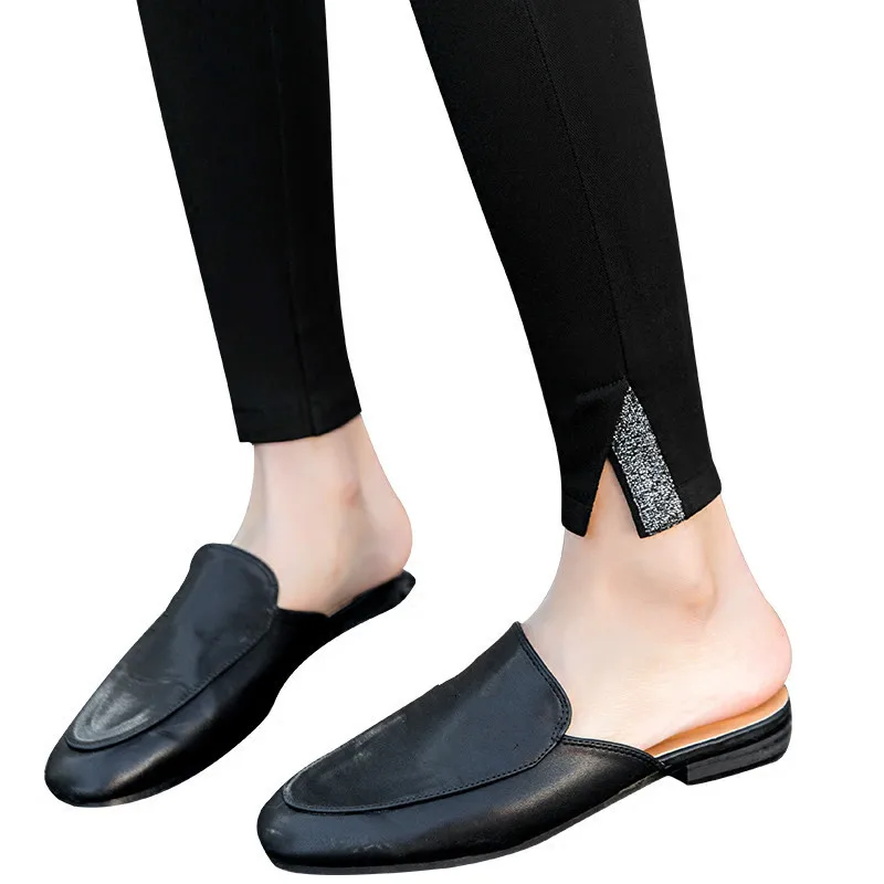 Twojstyle осень зима элегантный стрейч брюки для девочек Дамская мода плотные