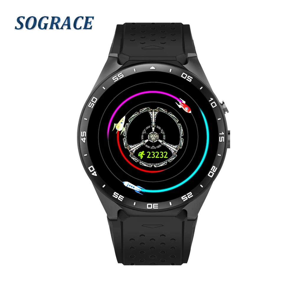 Sograce Умные часы 2018 SmartWatch Смарт kw88 трекер сна жизни Водонепроницаемый подключения
