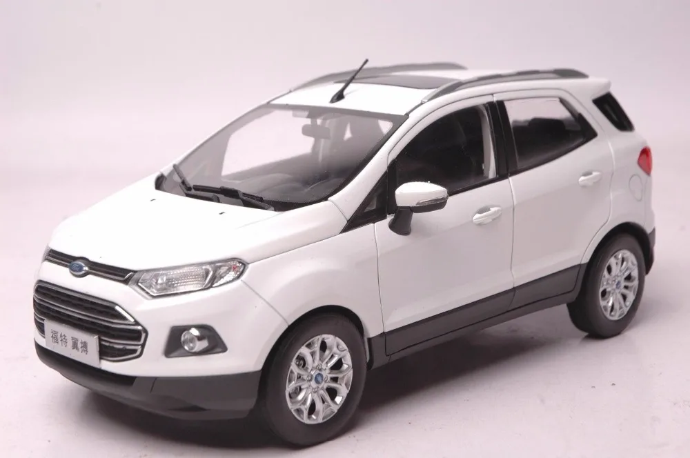 1:18 литая под давлением модель для Ford ECOSPORT 2015 белый мини внедорожник Игрушечная