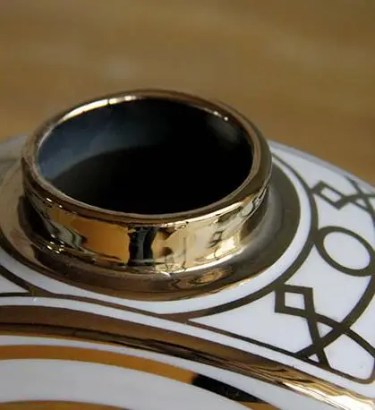 Набор из двух предметов Современная Золотая позолоченная декоративная