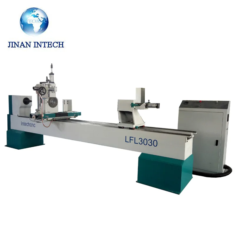 Automatic Cnc LFL3030 cnc wood lathe machine With Spindle |