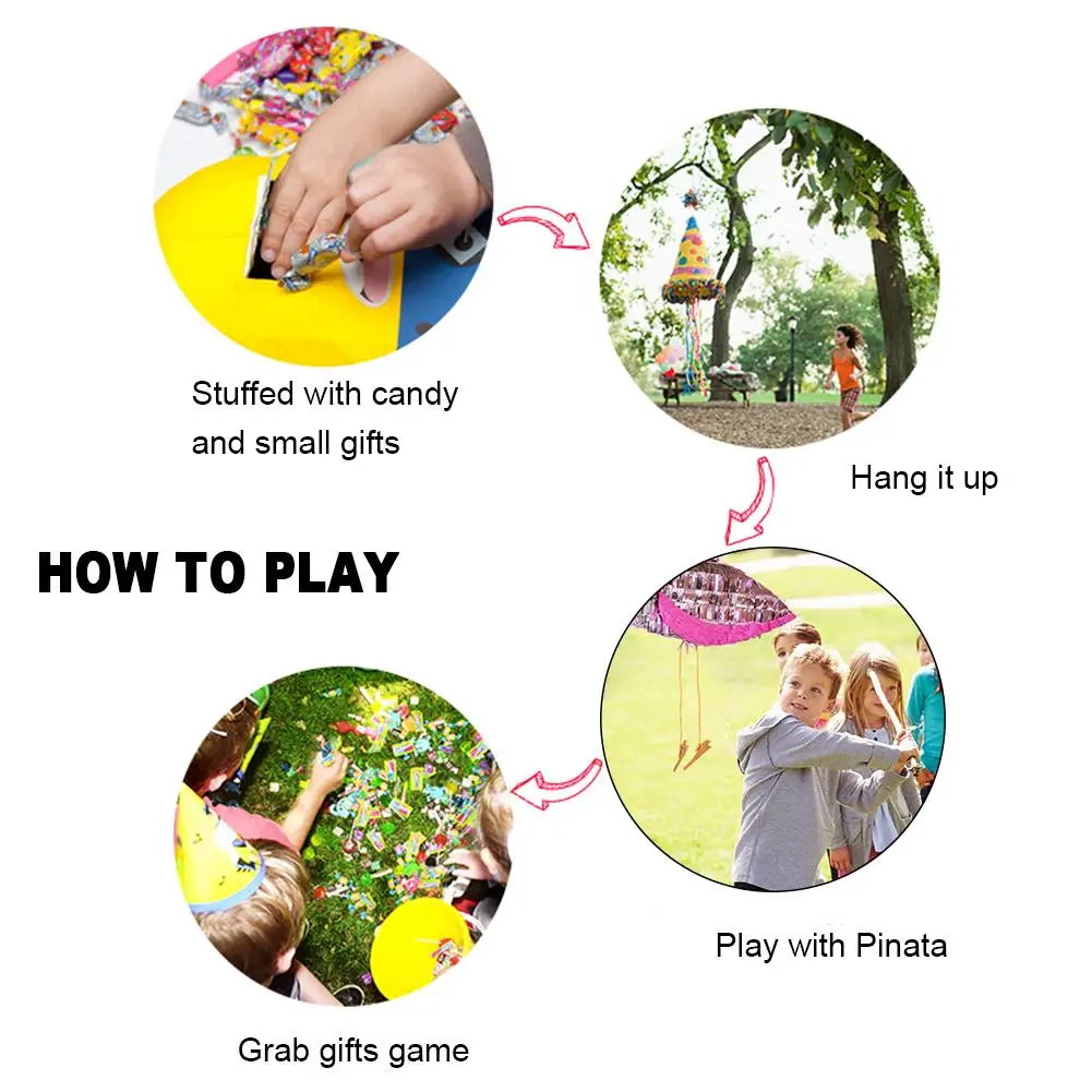 1 шт. принадлежности для дня рождения Фламинго Экологичные фольга пиньята