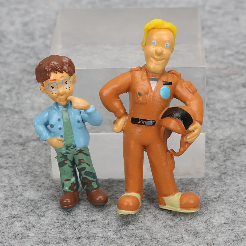 12 шт./компл. фигурки героев Fireman Sam игрушки 3 6 см милые Мультяшные ПВХ Куклы для