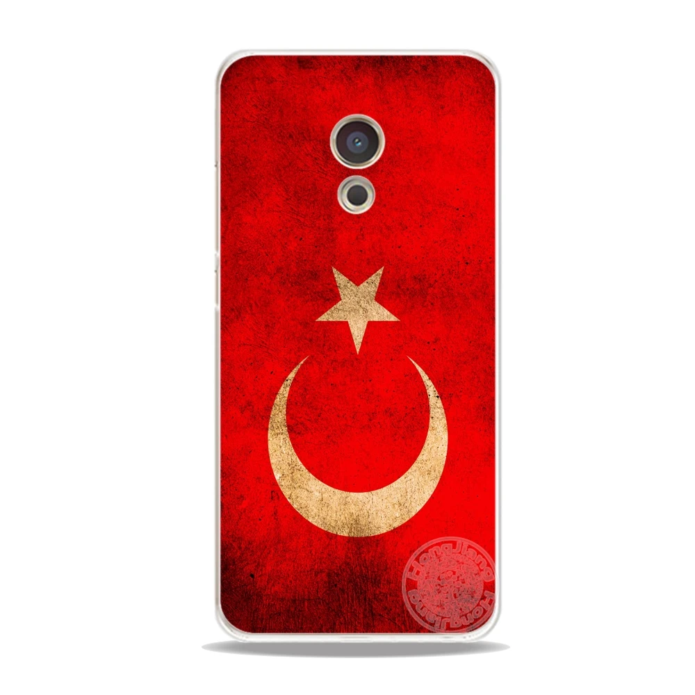 HAMEINUO Турция турецким флагом крышка чехол для телефона Meizu M5 M5S M6 M3 M3S MX4 MX5 MX6 PRO 6 5 U10