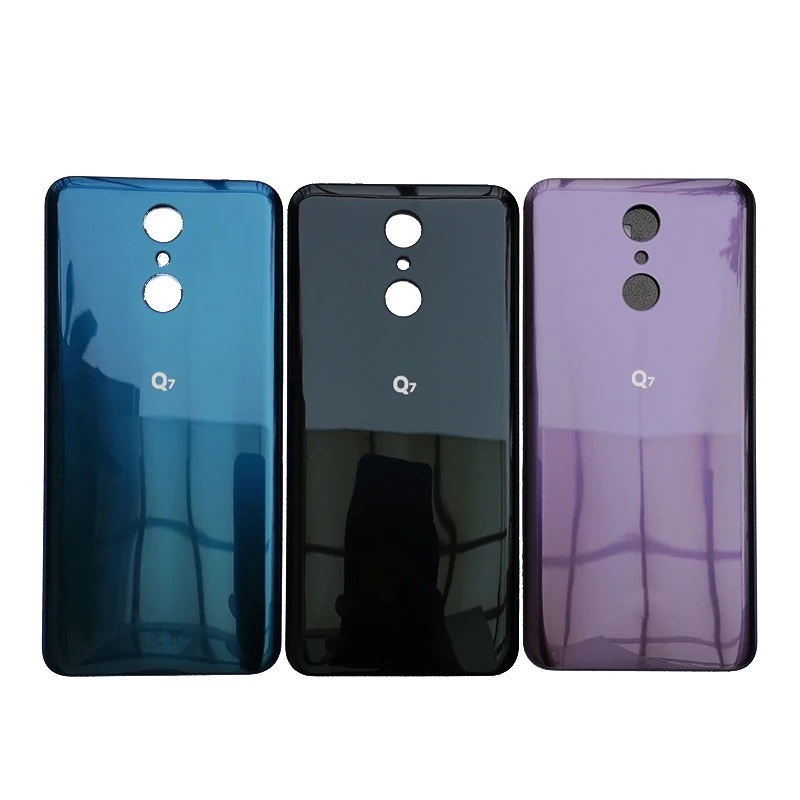 BINYEAE новая пластиковая крышка аккумулятора для LG Q7 задняя корпуса с логотипом +