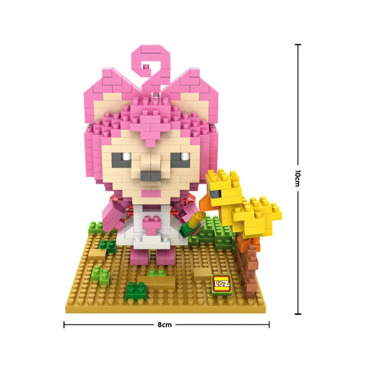 Завод Nanoblocks Дома Серии Пластиковые Мини Блоки LOZ Мультфильм DIY Строительство