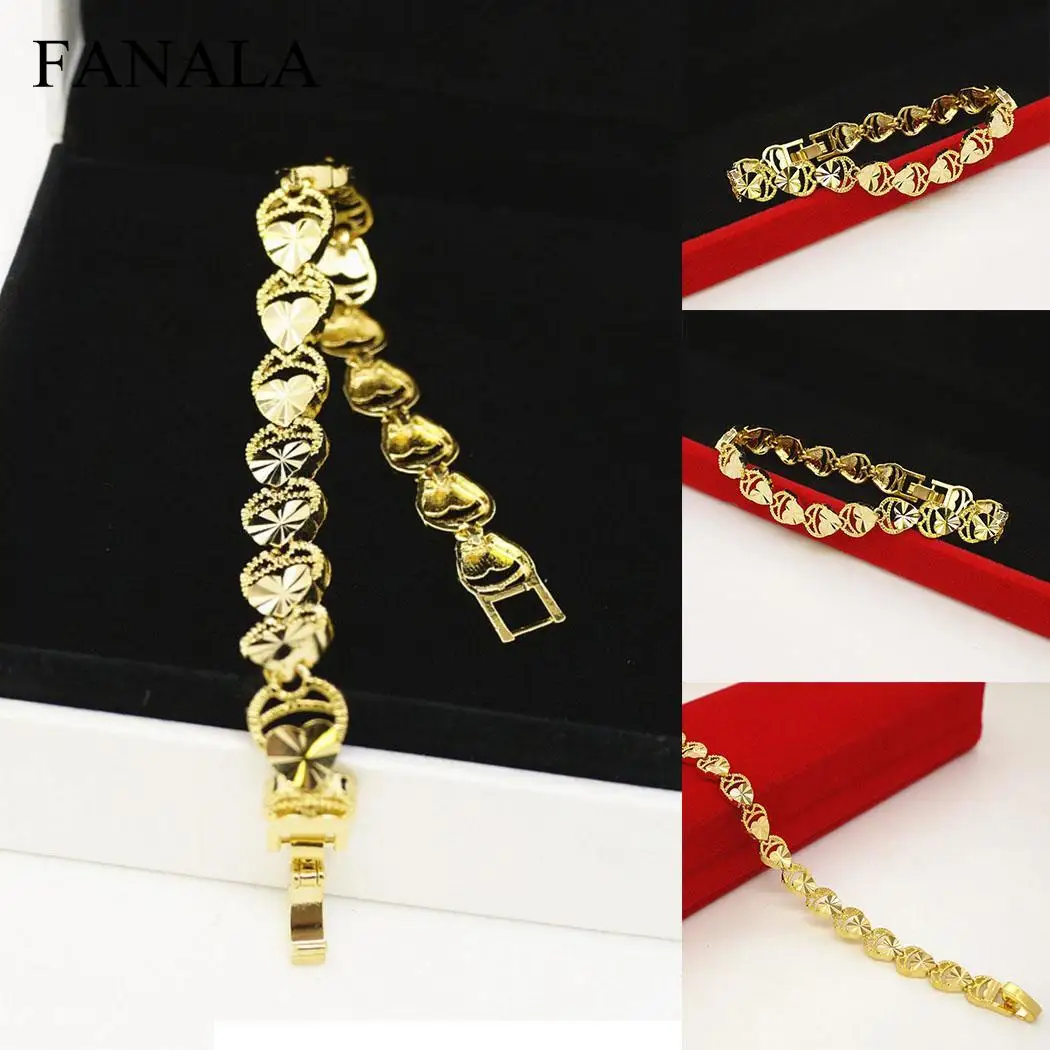 Форма Для женщин Мода Повседневное сердце новый цепь браслет Шарм Браслет |