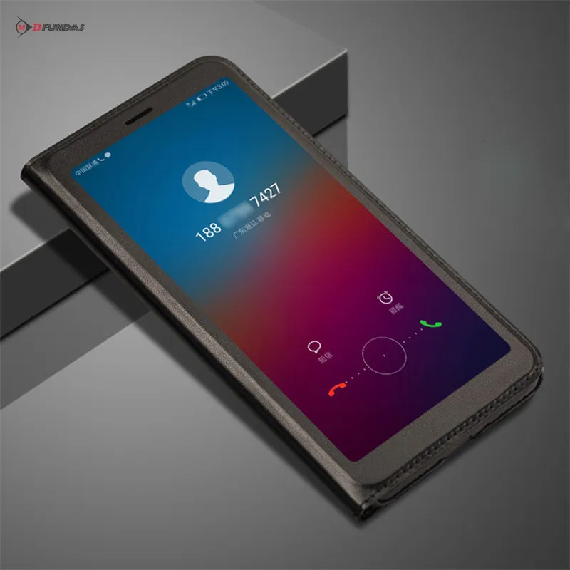 Чехол для Honor 7C 7A Pro чехлы Huawei чехол с откидной крышкой кожа Жесткий ПК роскошный