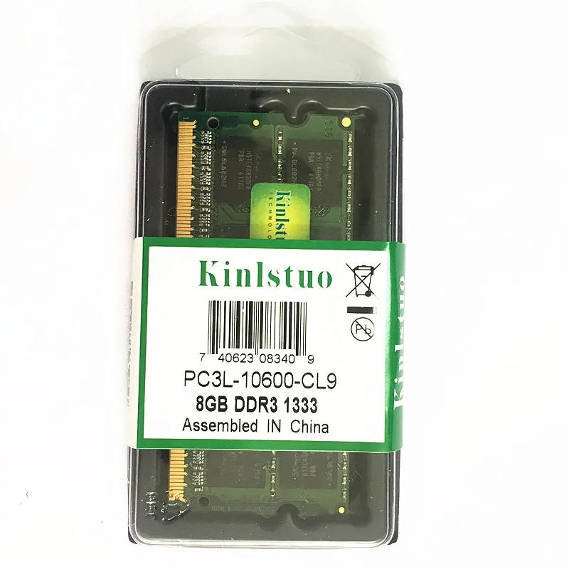 Kinlstuo новая ddr3 ОЗУ 8 Гб 1600 МГц PC3L-12800 ddr3L память для ноутбука
