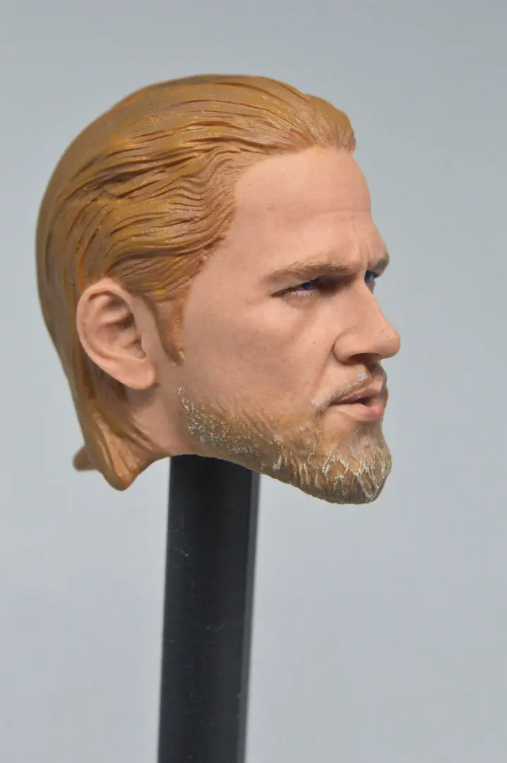 1/6 весы Сыны Анархии Charlie Hunnam звезда голова резные F 12 &quotМужской рисунок средства