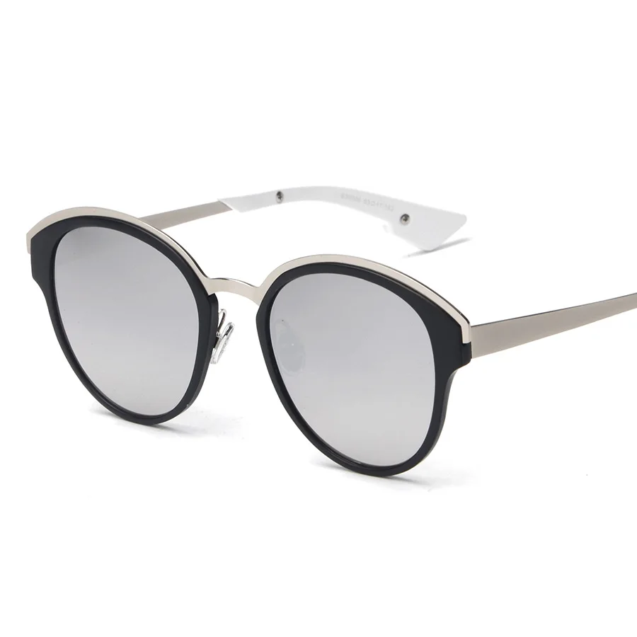 Высокое Качество Кошачий Глаз Женщины Солнцезащитные Очки Золото Металл Gafas de sol