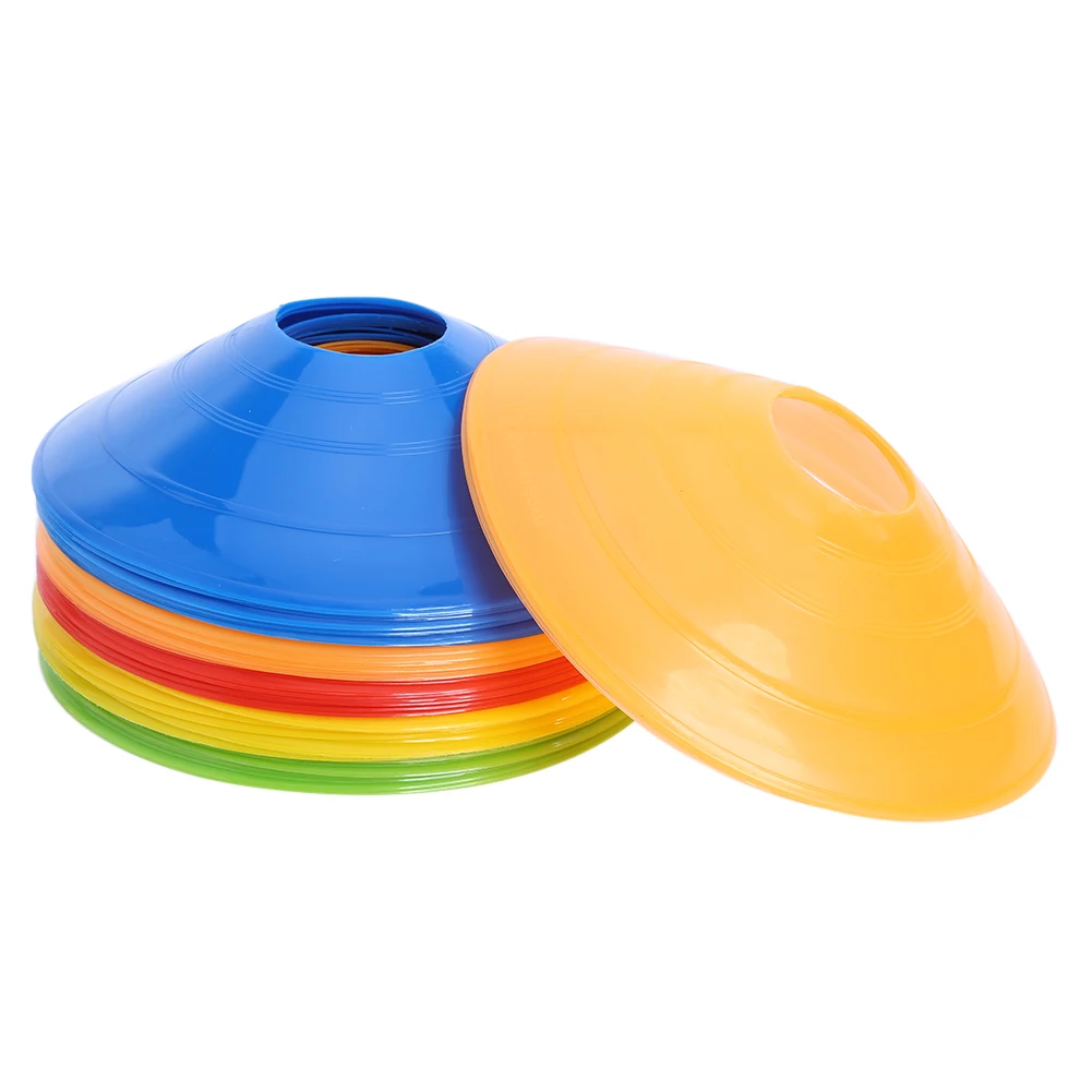 50 шт./лот 20 см конусы Маркер Диски Футбол Обучение Спортивное блюдце Развлечения Спортивные Аксессуары