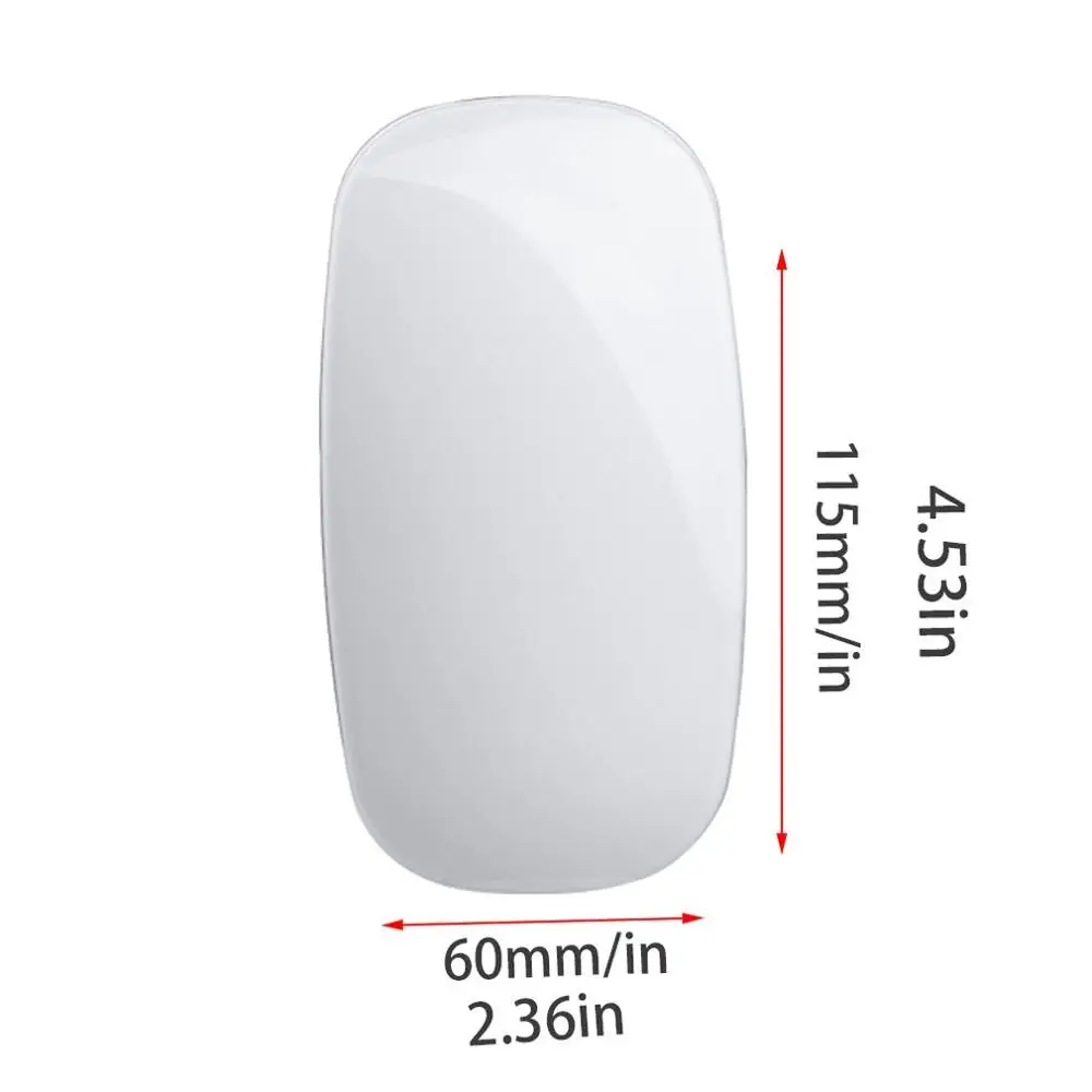 Bluetooth тонкая сенсорная мышь 1200 dpi компьютерная перезаряжаемая игровая мышь для MacBook для air/proFor ПК ноутбук Настольный
