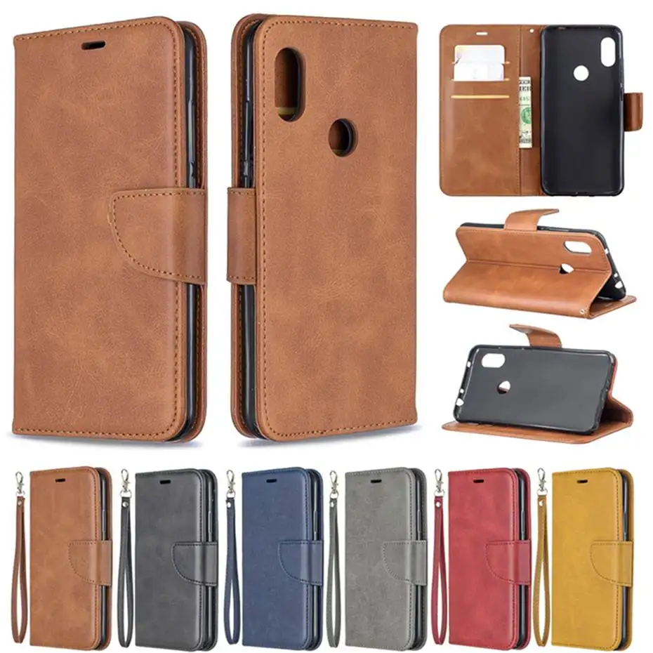 Флип кейс из искусственной кожи для Xiaomi Redmi 7 5 Plus 6 Pro Note 8 8T 4 4X POCO F1 чехол Бумажник