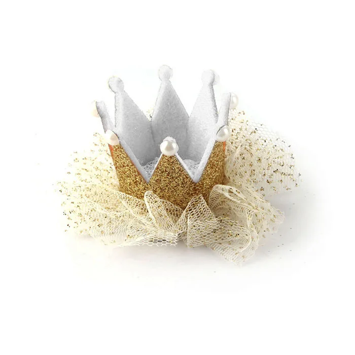 2015 Лидер продаж кружевная корона для маленькой девочки принцесса зажим волос