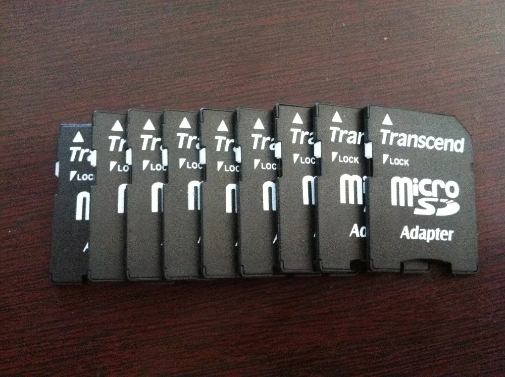 10PCS/LOT Brand High quality Transcend TF card reader TO SD CARD Adapter micro sd TransFlash memory adapter Wholesale | Компьютеры и