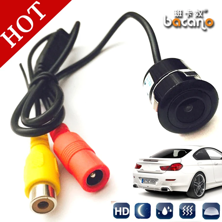 

Free Shipping Mini Wide Viewing Angle Waterproof Reverse Backup CCD Car Front / Rear View Camera 480 TV Lines
